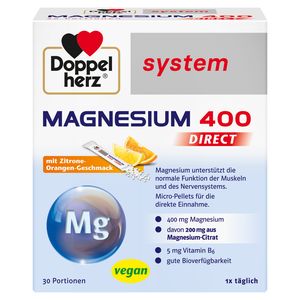     DOPPELHERZ Magnesium 400 DIRECT system Pellets
