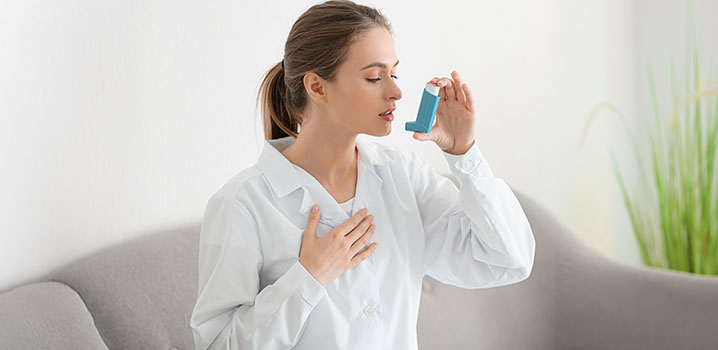Abbildung: Allergisches Asthma