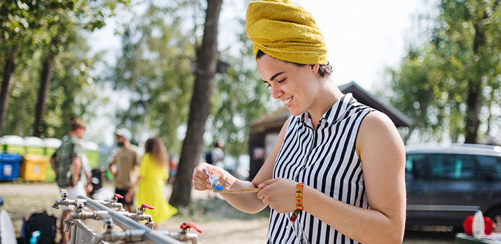 Festival-Apotheke: Die Dixis