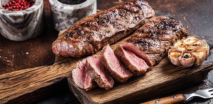 geschnittener Lammbraten