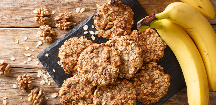 Haferflocken-Bananen-Kekse