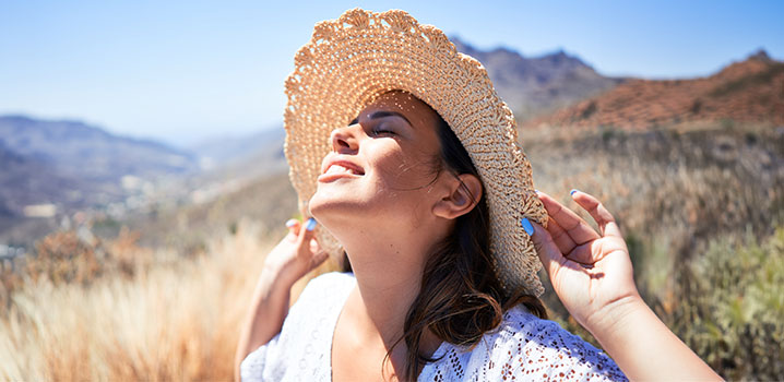 Abbildung: Frühlingssonne – Sonnenbrand vorbeugen