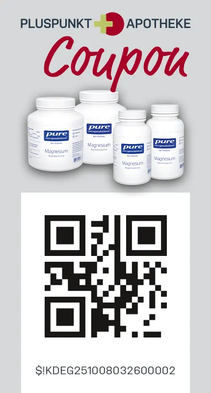 Pluspunkt Apotheke E-Coupon 5 € Pure Encapsulations Coupon