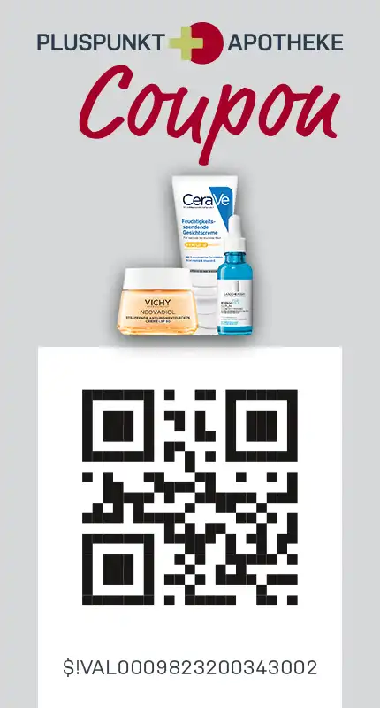 Pluspunkt Apotheke E-Coupon 3 € La Roche Posay, CeraVe & Vichy Coupon
